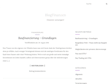 Tablet Screenshot of blogfinanzen.de
